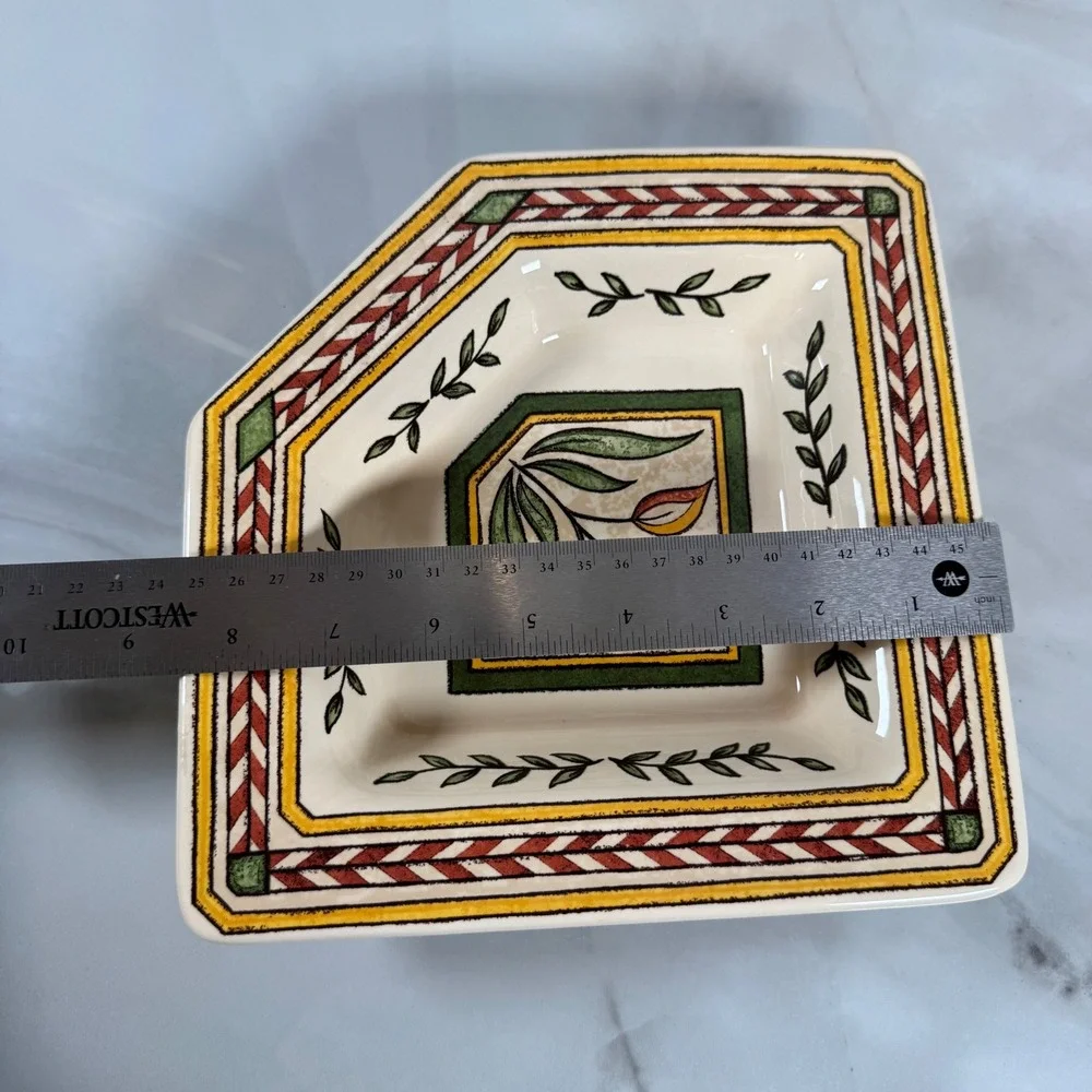 Williams-Sonoma Italian Tile Angled Bowl Replacement Made‎ in Italy